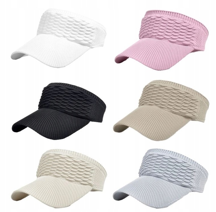 Czapka Z Daszkiem Damska Letnia Opaska Na Lato Plażę Uniwersalna Tenisowa