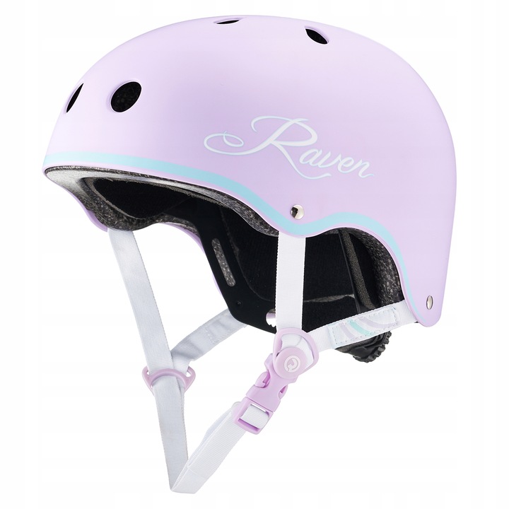 Kask Rowerowy RAVEN Essto Violet/Mint M (55-58cm)
