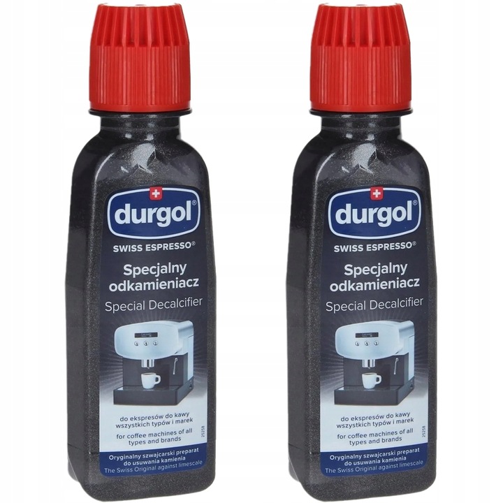 2x Odkamieniacz do ekspresów ciśnieniowych durgol swiss espresso 125ml.
