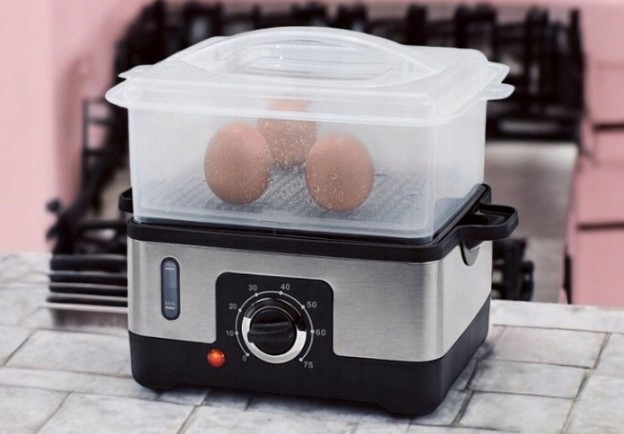 PAROWAR ELEKTRYCZNY URZĄDZENIE DO GOTOWANIA NA PARZE 950W 9L MINUTNIK