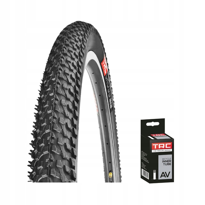 Opona rowerowa 26 + dętka do roweru rowerów 26 x 1.95 50-559 ZESTAW opony