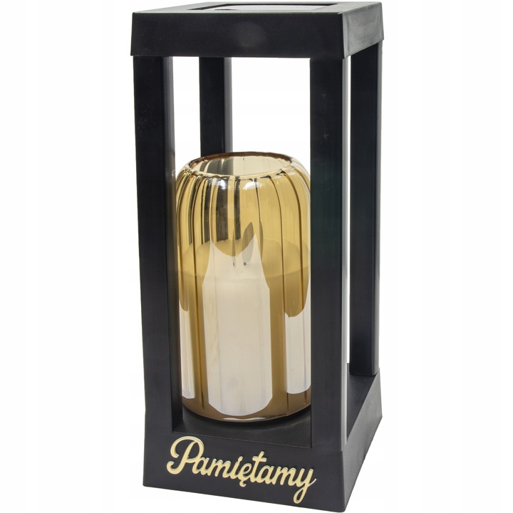 Solarny znicz LED STATUETKA NA CMENTARZ GRÓB DUŻA wieczna lampka na baterie