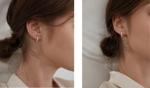 KOLCZYKI SREBRNE 925 DLA KOBIETY