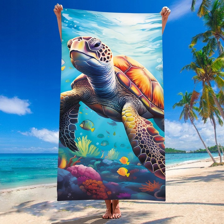 RĘCZNIK PLAŻOWY DUŻY KĄPIELOWY SUMMER RĘCZNIKI 100X180 XXL