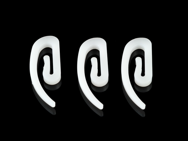 Agrafka Francuska ŚLIMAK ze Ślizgiem Haczyk do karnisza FIRAN szyny KS/MS