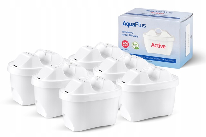 Wkład filtrujący filtry do wody AquaPlus Active do filtra dzbankowego