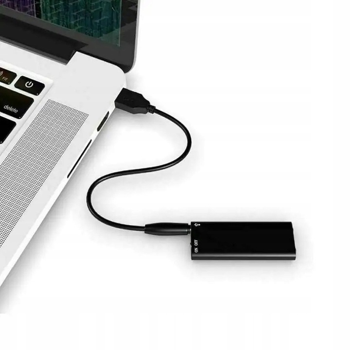 MINI DYKTAFON SZPIEGOWSKI PODSŁUCH DETEKCJA 16 GB