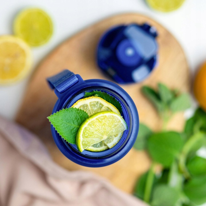 Butelka filtrująca Wessper 1L motywacyjna ustnik + filtr | Bidon na