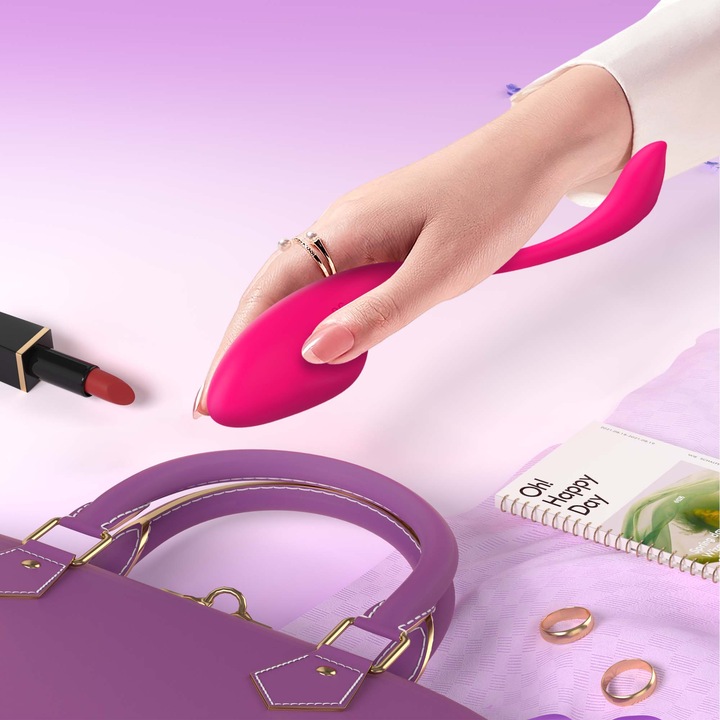 Wibrator dla kobiet sterowany aplikacją, stymulujący wibrujące jaja