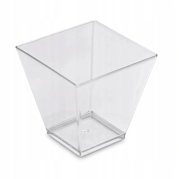 Pucharki Kwadratowe do deserów 120ml 50szt