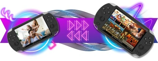 MINI konsola przenośna do gier RETRO x7 POLSKIE MENU 1000 GIER + KABEL