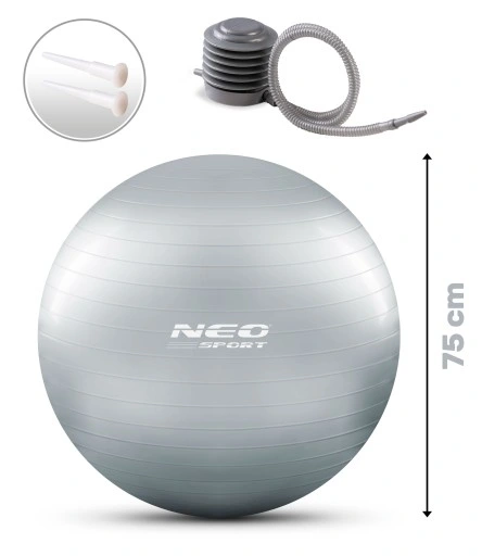 DUŻA PIŁKA DO ĆWICZEŃ FITNESS 75cm GIMNASTYCZNA