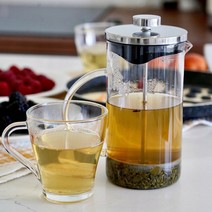 ZESTAW KUBKÓW SZKLANYCH 6x250ml SZKLANKI do kawy herbaty z uchem