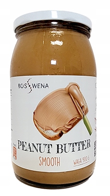 MASŁO ORZECHOWE 900g SMOOTH 100% PEANUT BUTTER GŁADKIE