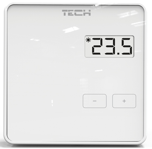 STEROWNIK REGULATOR TERMOSTAT POKOJOWY BEZPRZEWODOWY DWUSTANOWY TECH R-8 b