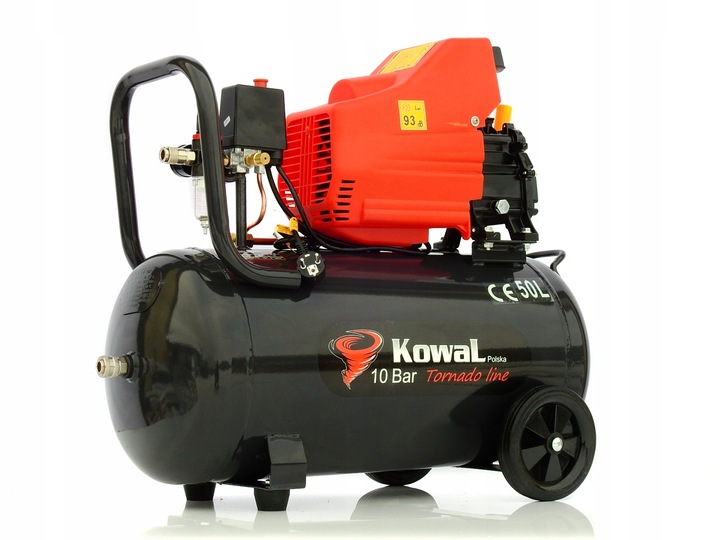 PROFESJONALNY 10Bar KOMPRESOR 50L olejowy tłokowy sprężarka pompa