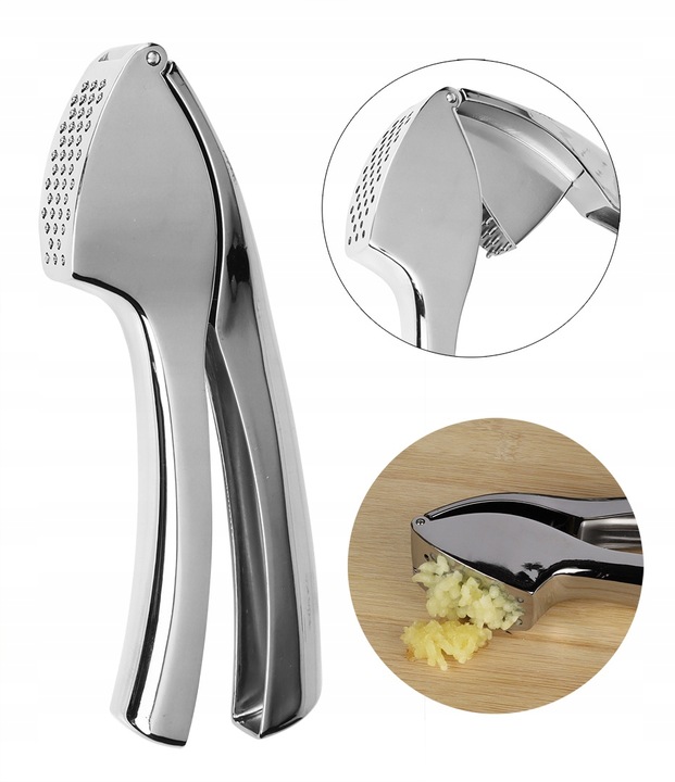 PRASKA DO CZOSNKU WYCISKARKA Nierdzewna Solidna Ciężka do Zmywarki