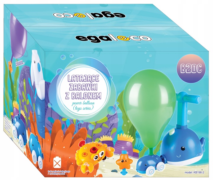 WYRZUTNIA SAMOCHODÓW RAKIET NAPĘD BALONOWY INTERAKTYWNA AUTO POMPKA PREZENT