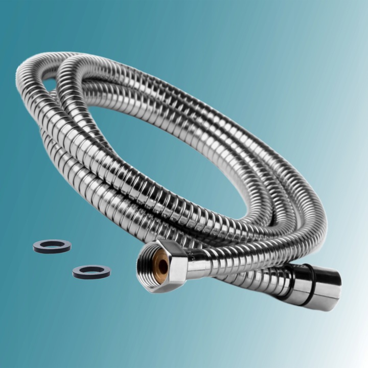 DŁUGI Wąż prysznicowy WYTRZYMAŁY bezskrętny 2m LARK-SOHO-2.200