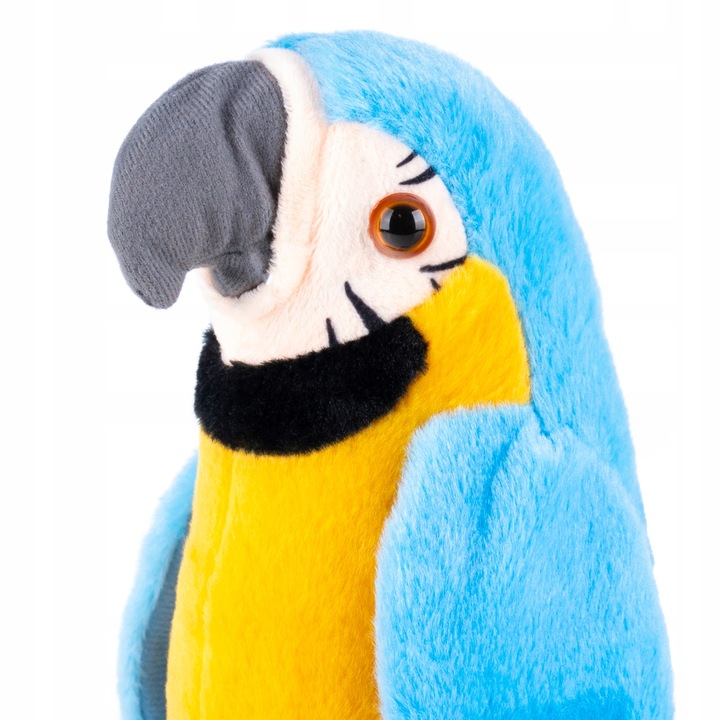 PAPUGA GADAJĄCA POWTARZA TAŃCZY MÓWI MÓWIĄCA Miś GADAJĄCA MASKOTKA