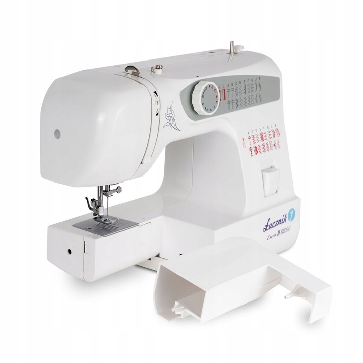 MASZYNA DO SZYCIA domowa mechaniczna solidna Łucznik Ewa II 2014 + GRATIS
