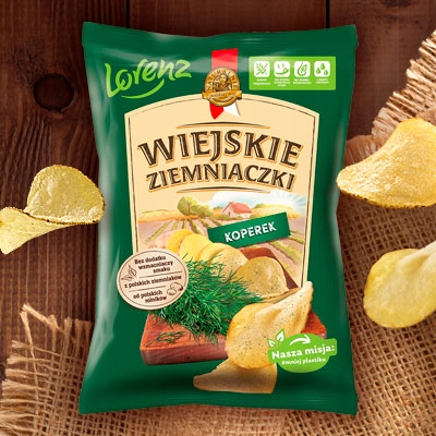 Zestaw Chipsy Wiejskie Ziemniaczki MIX 6+1 Gratis (7x130g)