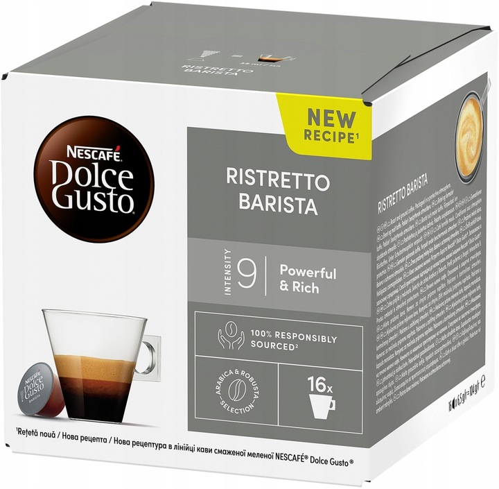 Kapsułki do Dolce Gusto Nescafe Dolce Gusto Ristretto Barista 16 szt. x3