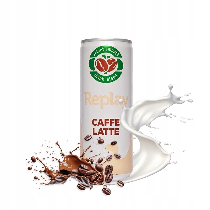 Mrożona Kawa Latte - Idealna kawa w puszce REPLAY Caffe Latte