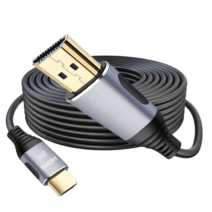 KABEL PRZYŁĄCZE PRZEWÓD HDMI 3M PRZEWÓD V2.1 8K 4K / PREMIUM ZŁOTE