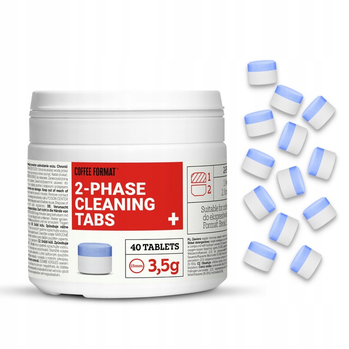 Tabletki czyszczące do ekspresu Jura Coffee Format 40 sztuk Duże
