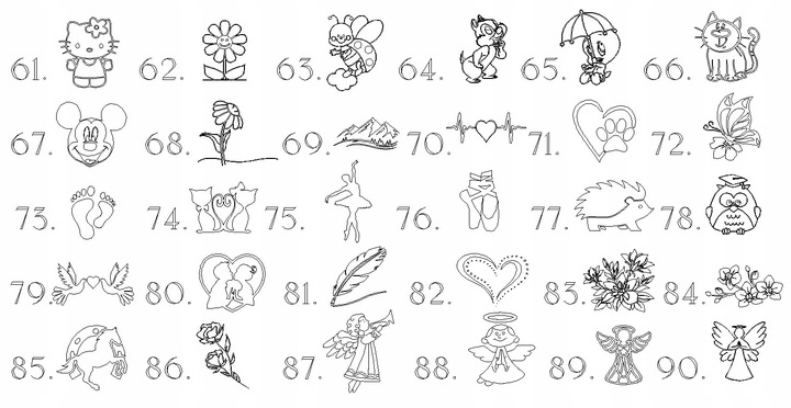 KOMPLET SREBRNY nieskończoność linia serca+GRAWER