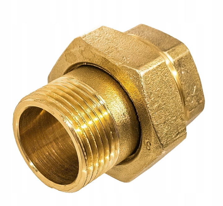 ŚRUBUNEK MOSIĘŻNY STOŻKOWY RÓWNOPRZELOTOWY 1" DN25 PROSTY MOCNY SOLIDNY