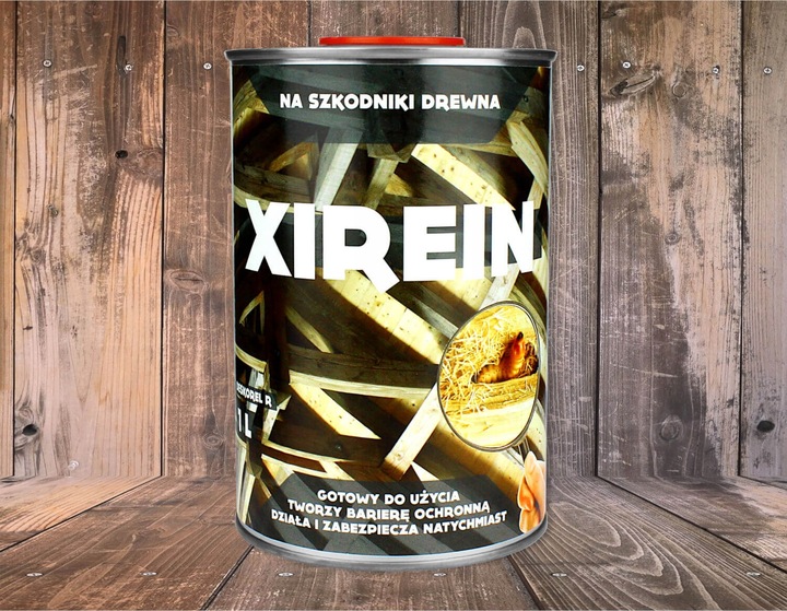 SILNY ŚRODEK OWADOBÓJCZY XIREIN ZWALCZA KORNIKI SPUSZCZELE KOŁATKI