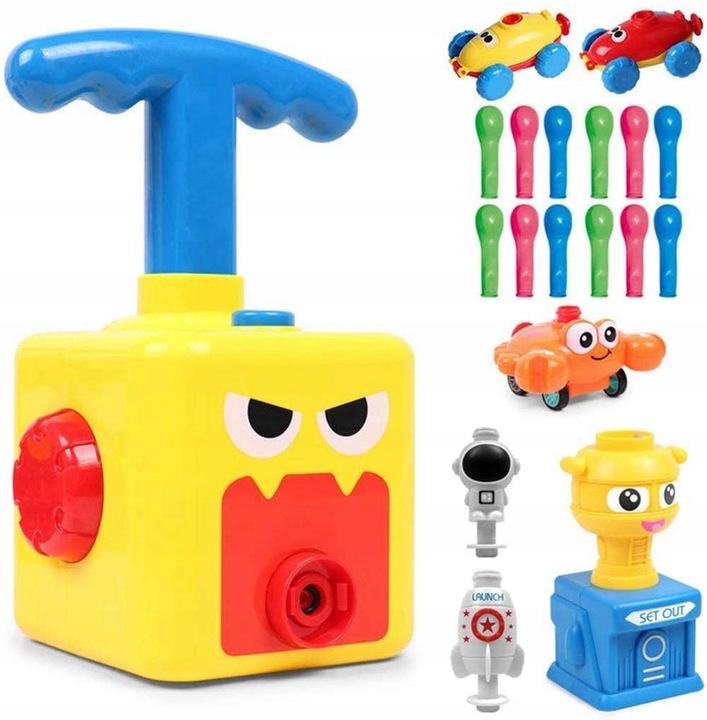 Power Balloon AUTA Z NAPĘDEM pompka balony pojazdy