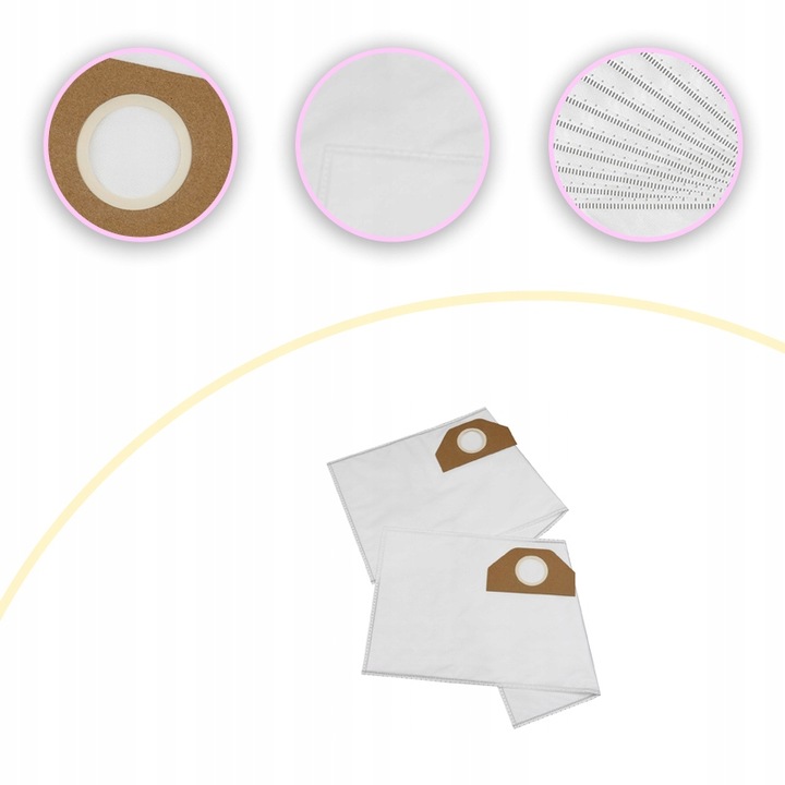 10x WORKI DO ODKURZACZA KARCHER WD3 WD2 SE4001 PLUS KWD V-17 V-15 V12 FILTR