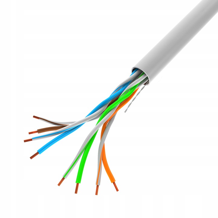 KABEL PRZEWÓD SIECIOWY LAN SKRĘTKA RJ45 UTP KAT.5E CAT.5E 100M LANBERG