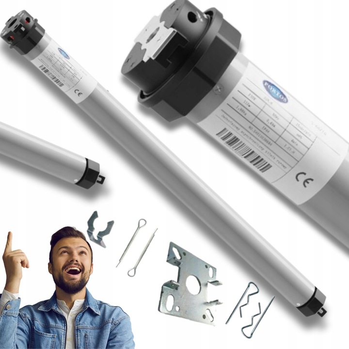 SILNIK DO ROLET ZEWNĘTRZNYCH PORTOS FI 40 MM 10 NM