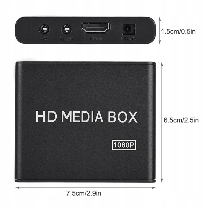 Odtwarzacz multimedialny 1080P