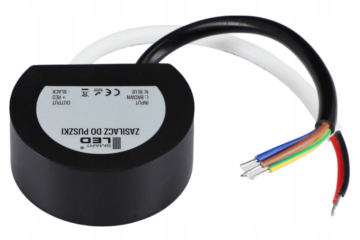 Zasilacz LED 12V 30W 2.5A Do Puszki Tranformator Dopuszkowy Do Taśm