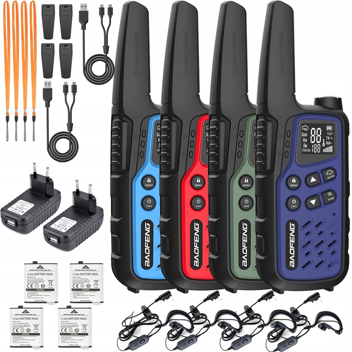 BAOFENG BF-25E KRÓTKOFALÓWKA DUŻY ZASIĘG PODKANAŁY