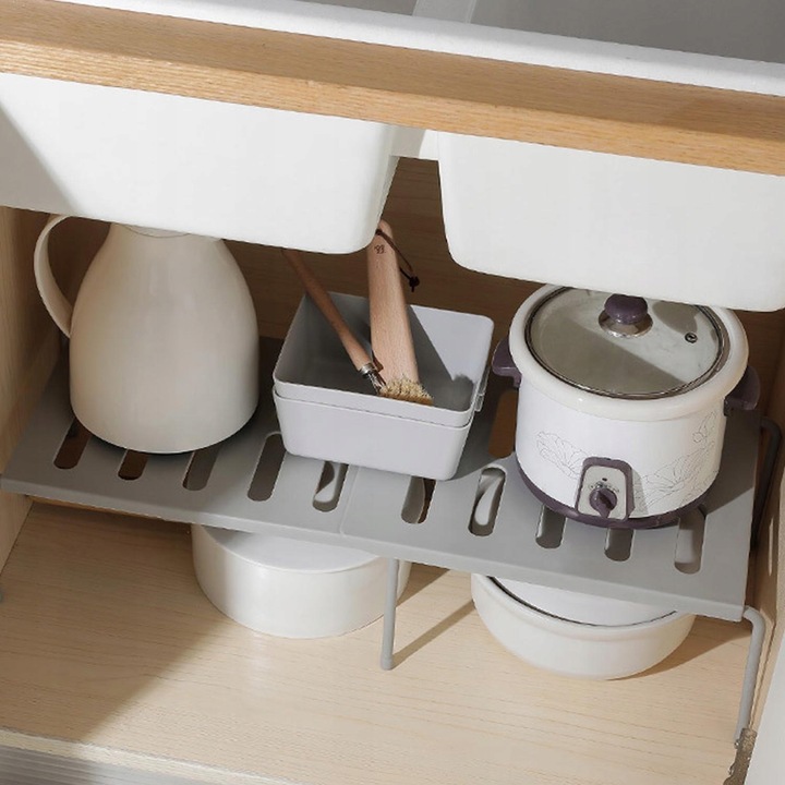 Rozsuwana Półka Kuchenna Organizer Szafka Blat Przyprawy Buty Regał