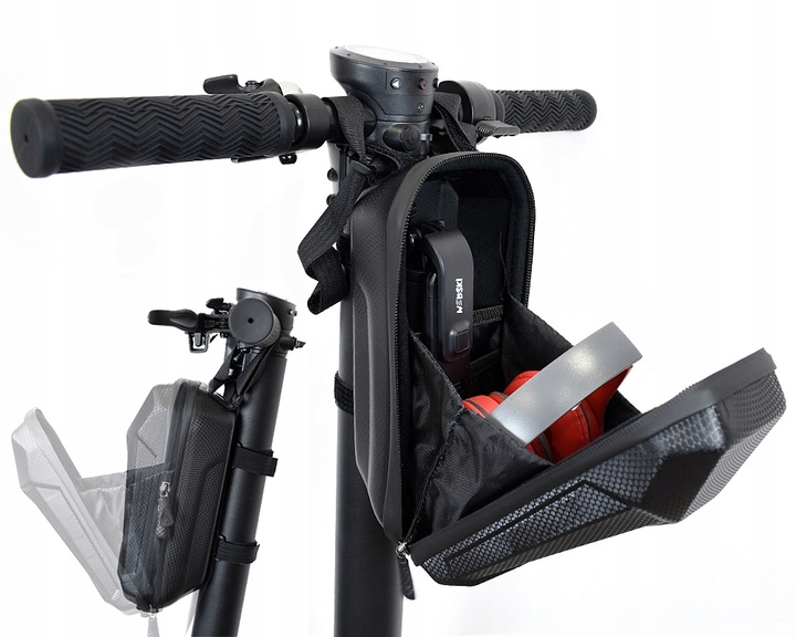 WODOSZCZELNY UCHWYT DO NAWIAGACJI TELEFONU I SAKWA DO KIEROWNICY HULAJNOGI