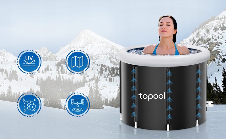 BASEN DO MORSOWANIA WANNA BECZKA PRZENOŚNY DO REGENERACJI KĄPIELE