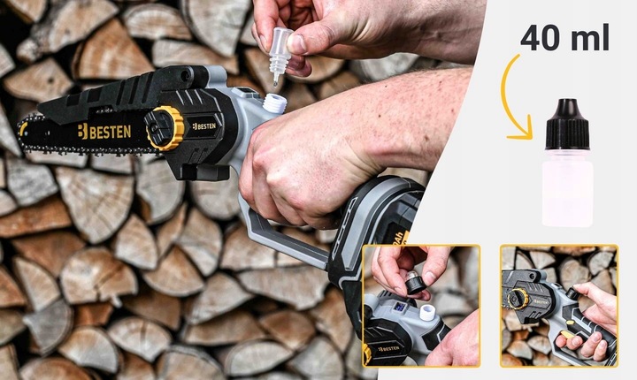 Pilarka Piła Łańcuchowa Akumulatorowa Bezszczotkowa 2XAKU 8 Cali