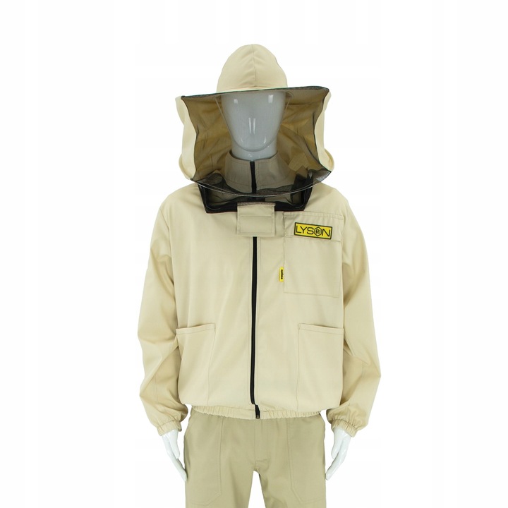 Bluza pszczelarska rozpinana kapelusz Optima XXL