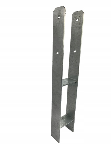 PODSTAWA SŁUPA KOTWA H 120 x 600 mm WSPORNIK DO WMUROWANIA, MOCNA