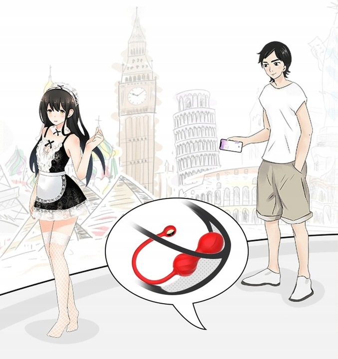 KULKI GEJSZY STEROWANE APLIKACJĄ WIBRATOR APP SILKON