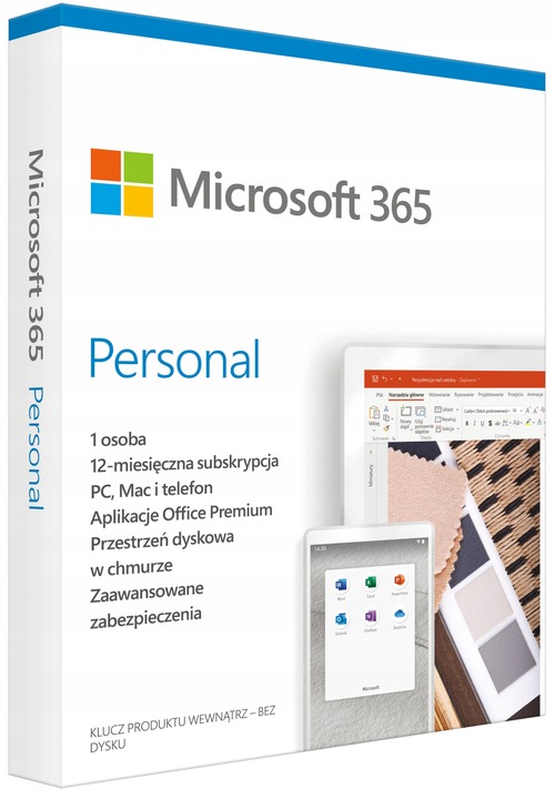 Microsoft 365 Personal PL 1Y 1U Win/Mac QQ2-01434