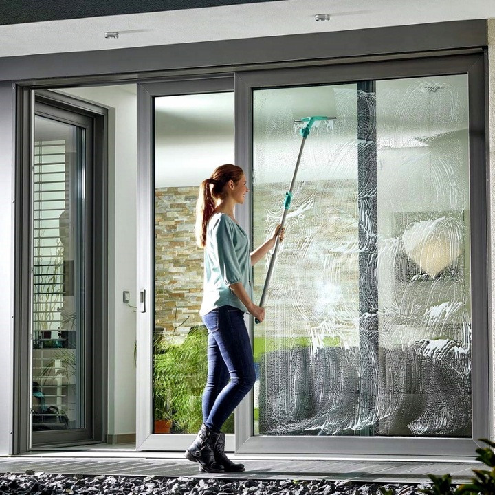 Ściągaczka LEIFHEIT 51426 do szyb DRĄŻEK TELESKPOWY CLICK 400cm 4