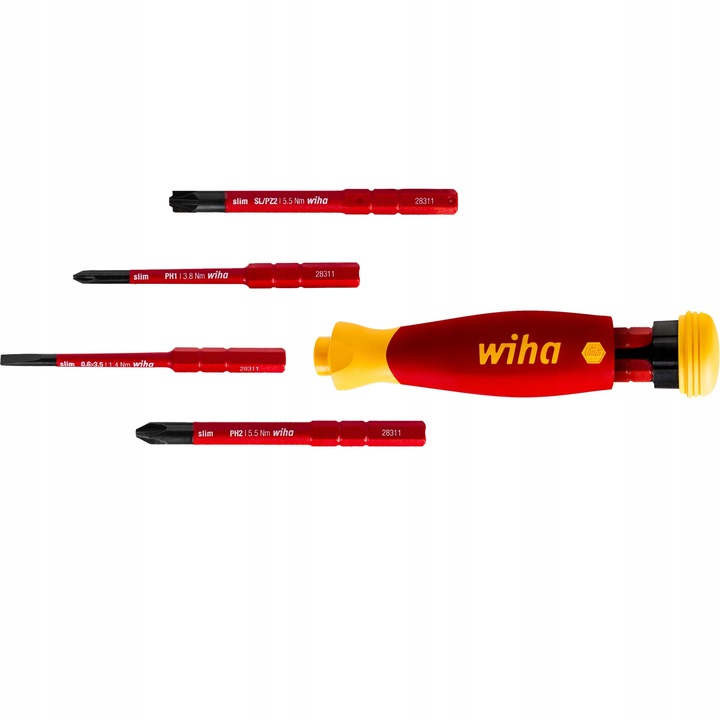 Wiha Wkrętak Wymiennymi Końcówkami Izolowany VDE